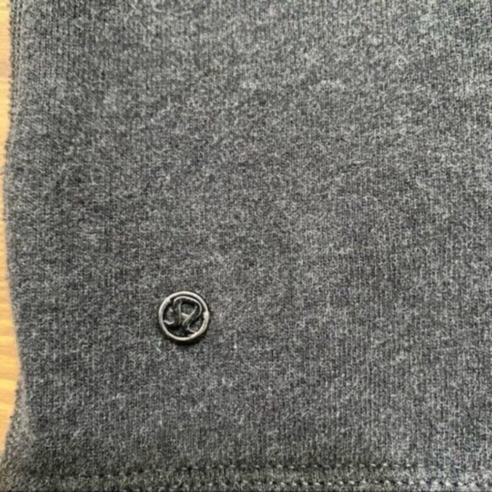 Lululemon Yin To My Yang Cardi Heathered Black Women Size 2‎ - Picture 10 of 11